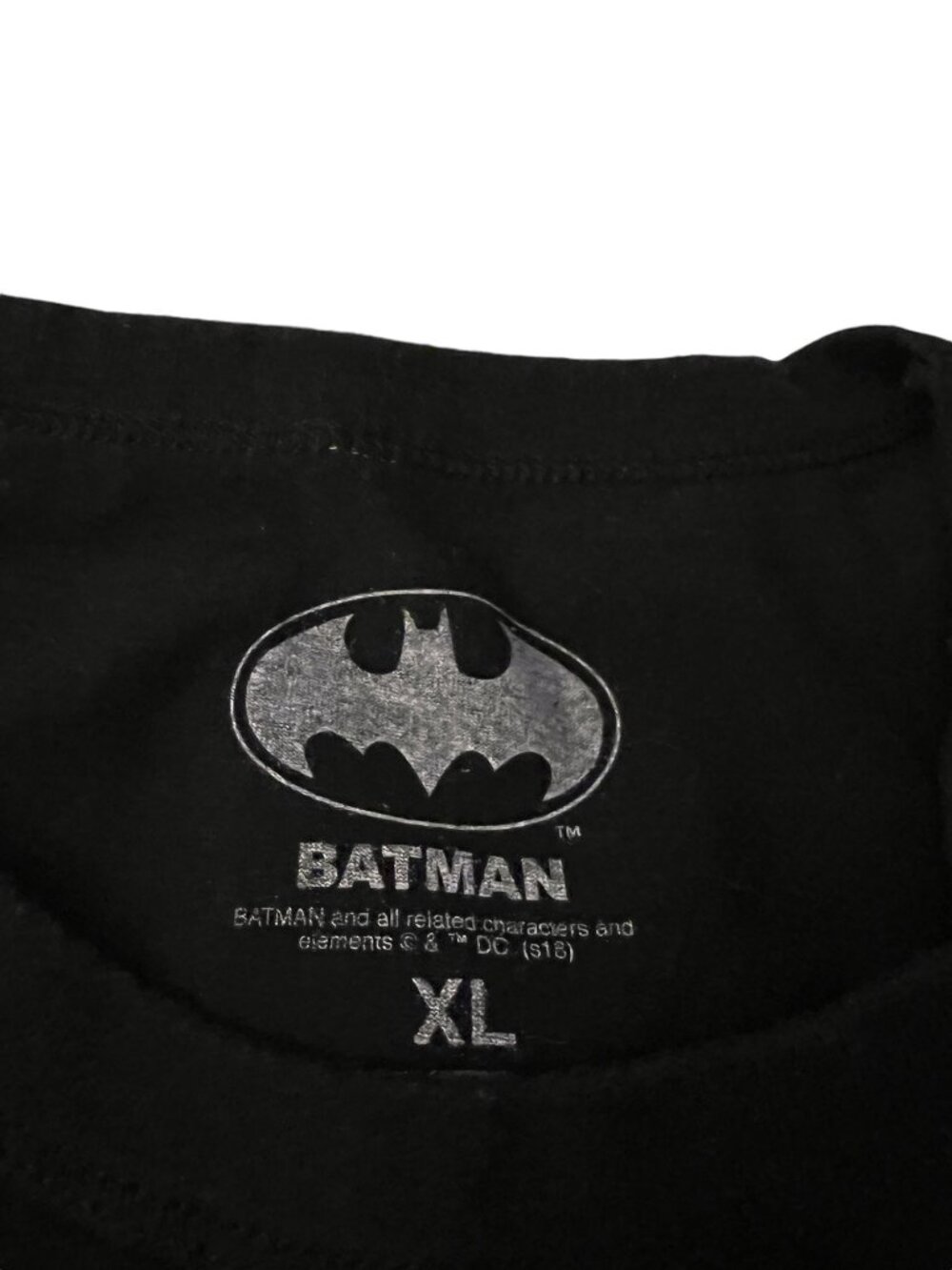 Batman Joker Graphic T-Shirt XL Black & White - Picture 4 of 6